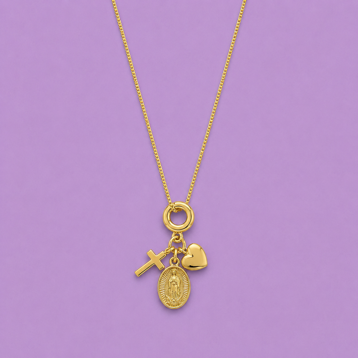 Virgen de Guadalupe Necklace