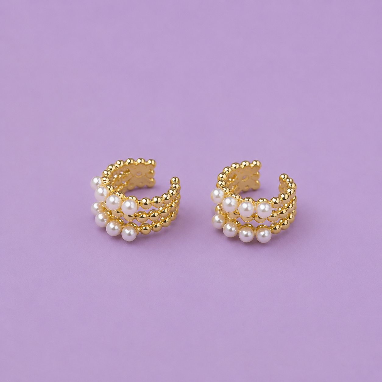Pearls Ear cuffs