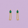 Emerald Hoops